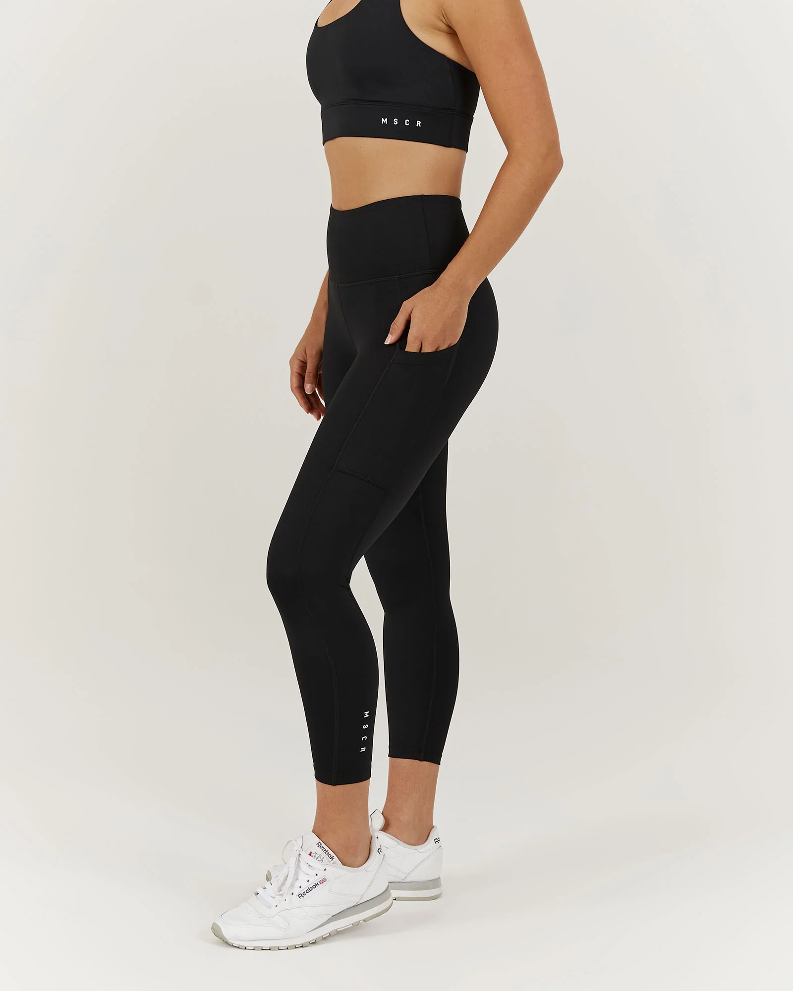 ELEVATE LEGGINGS 7/8 - BLACK - Image 3