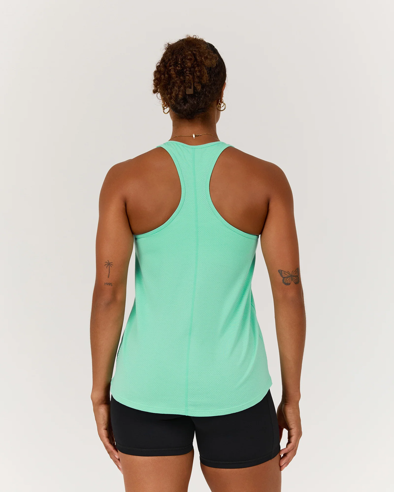 INTERVAL LONGLINE SINGLET - CYBER MINT - Image 2