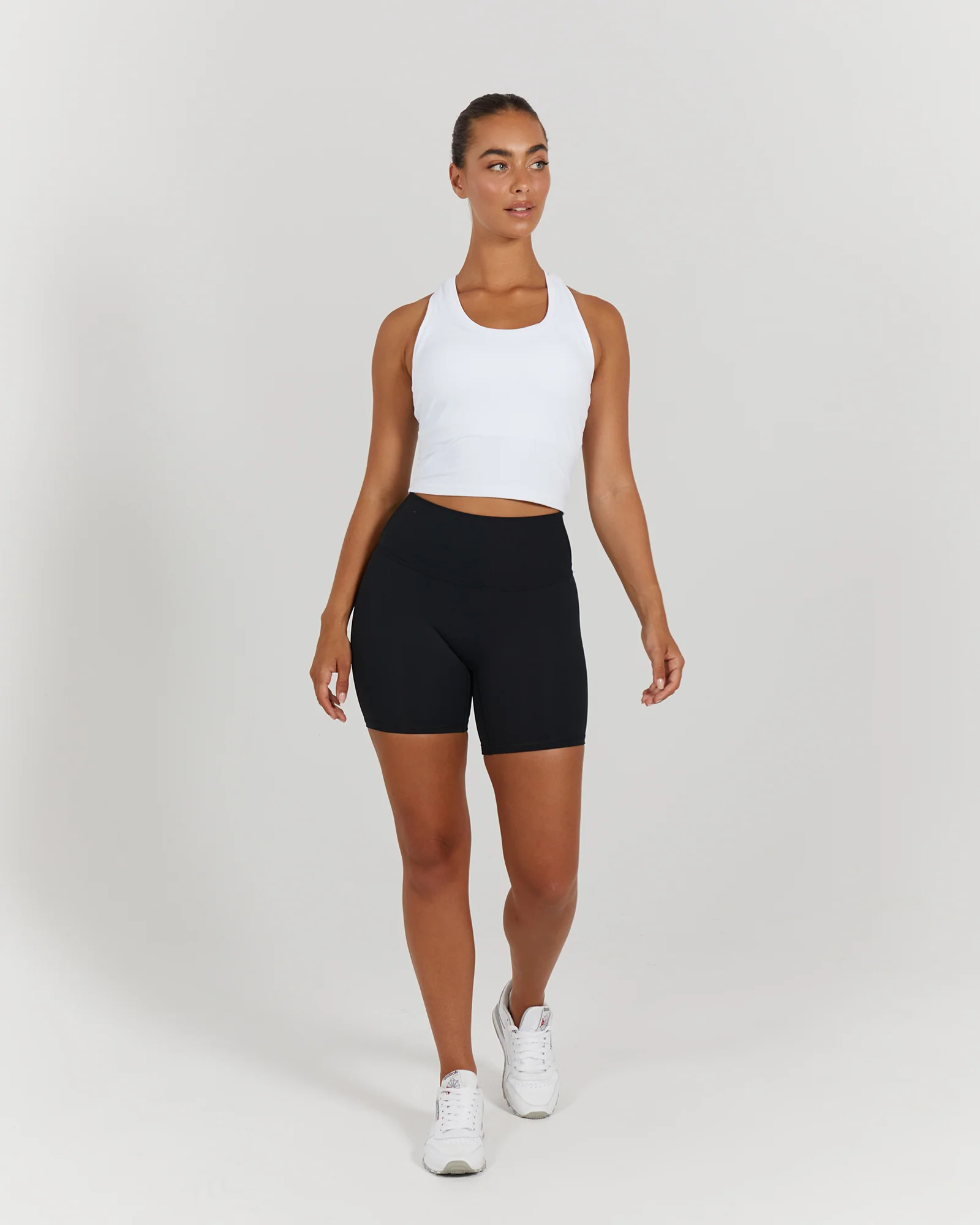 LUXE MIDRIFF TANK - WHITE - Image 3