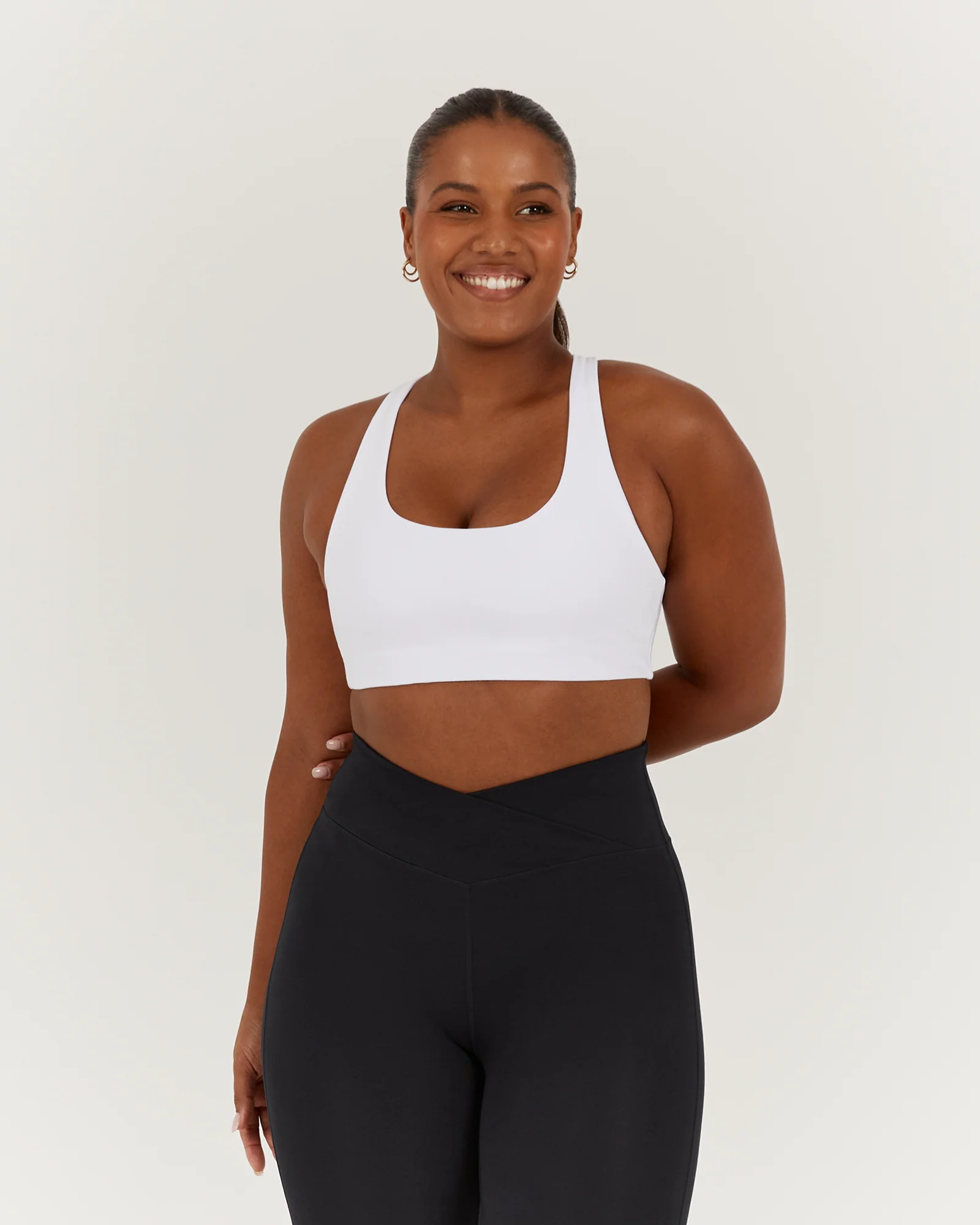 MOTION 360 CROSS BACK BRA - WHITE