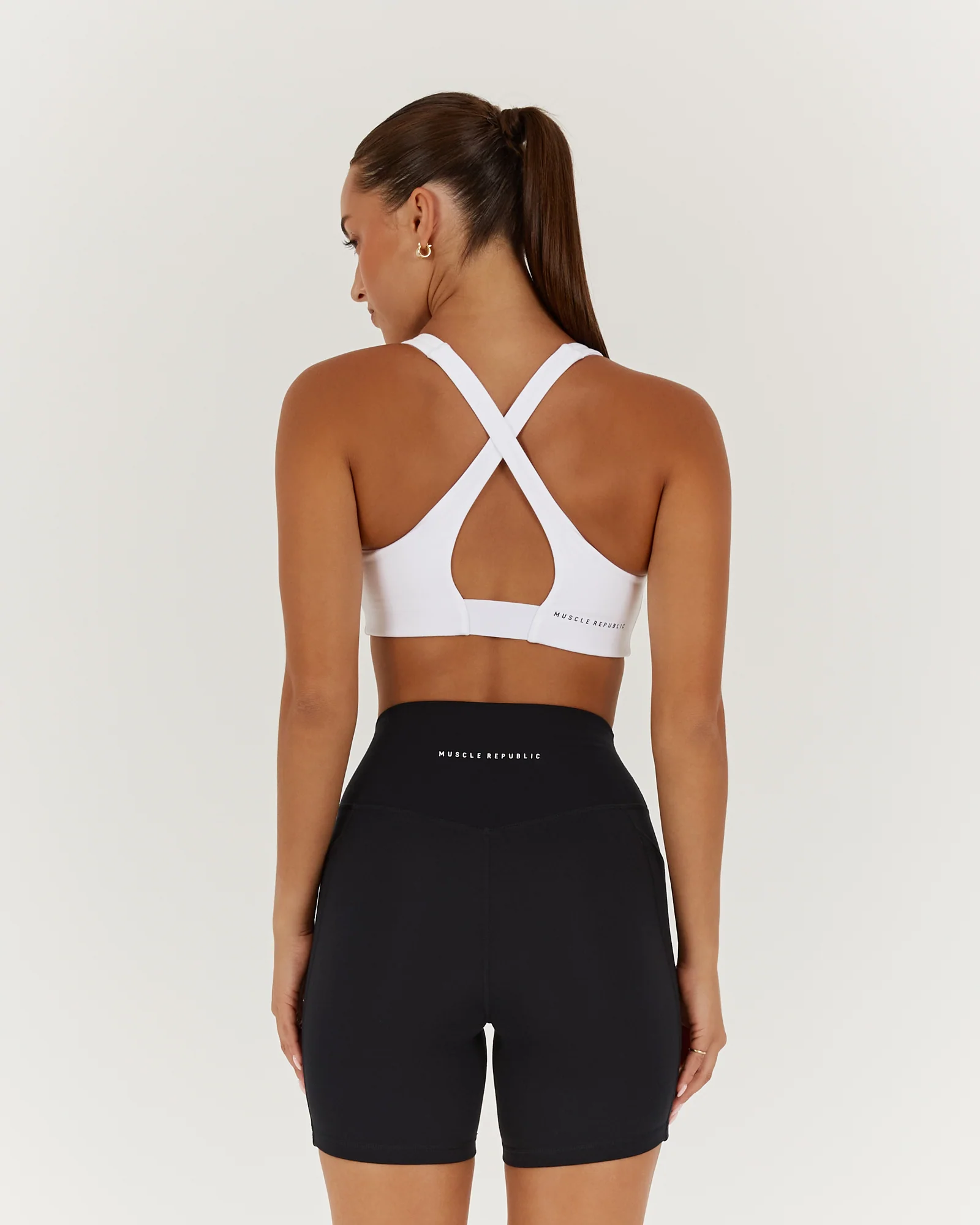 MOTION 360 CROSS BACK BRA - WHITE - Image 7