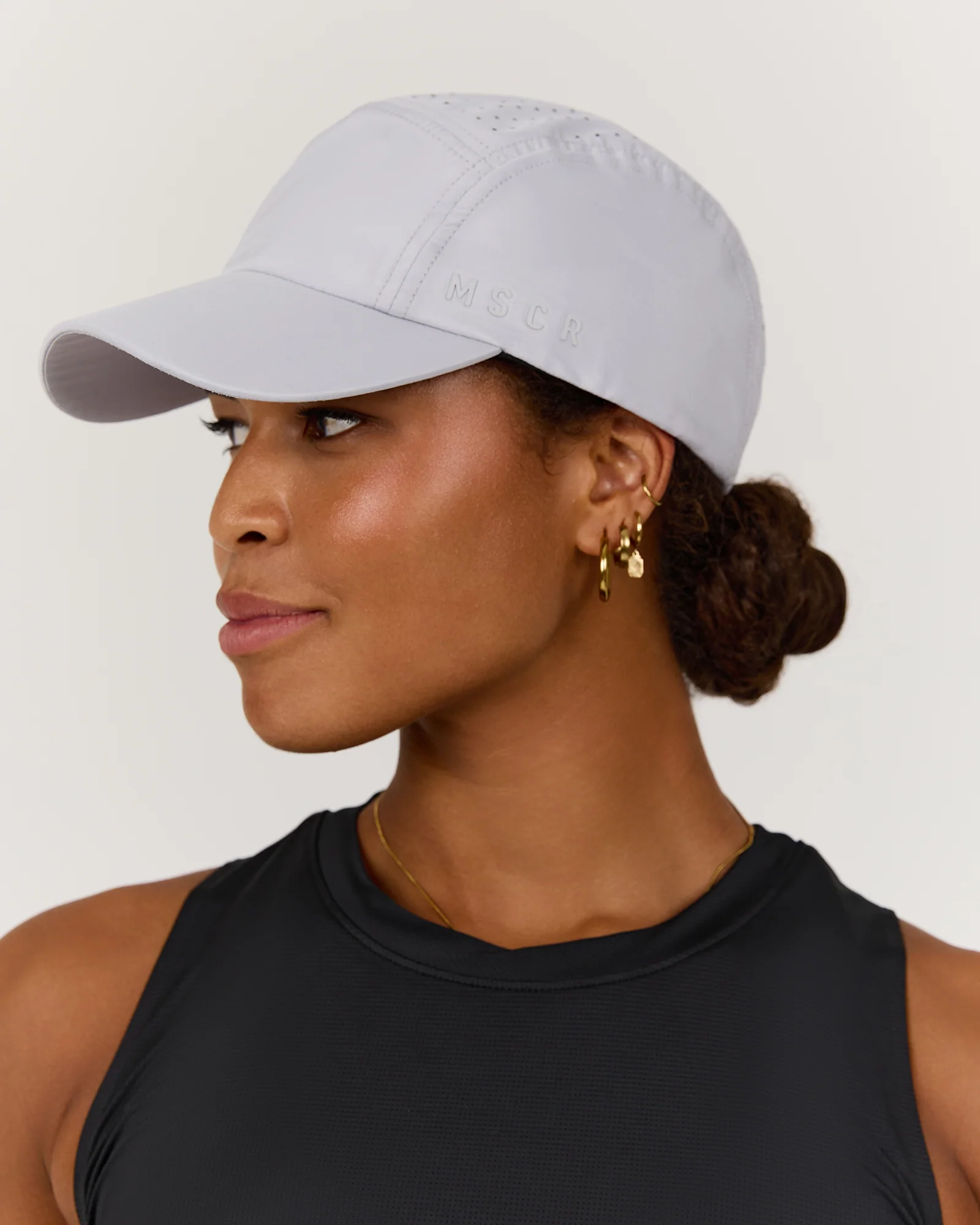 MSCR LIGHTWEIGHT RUN CAP - LIGHT GREY - Image 2