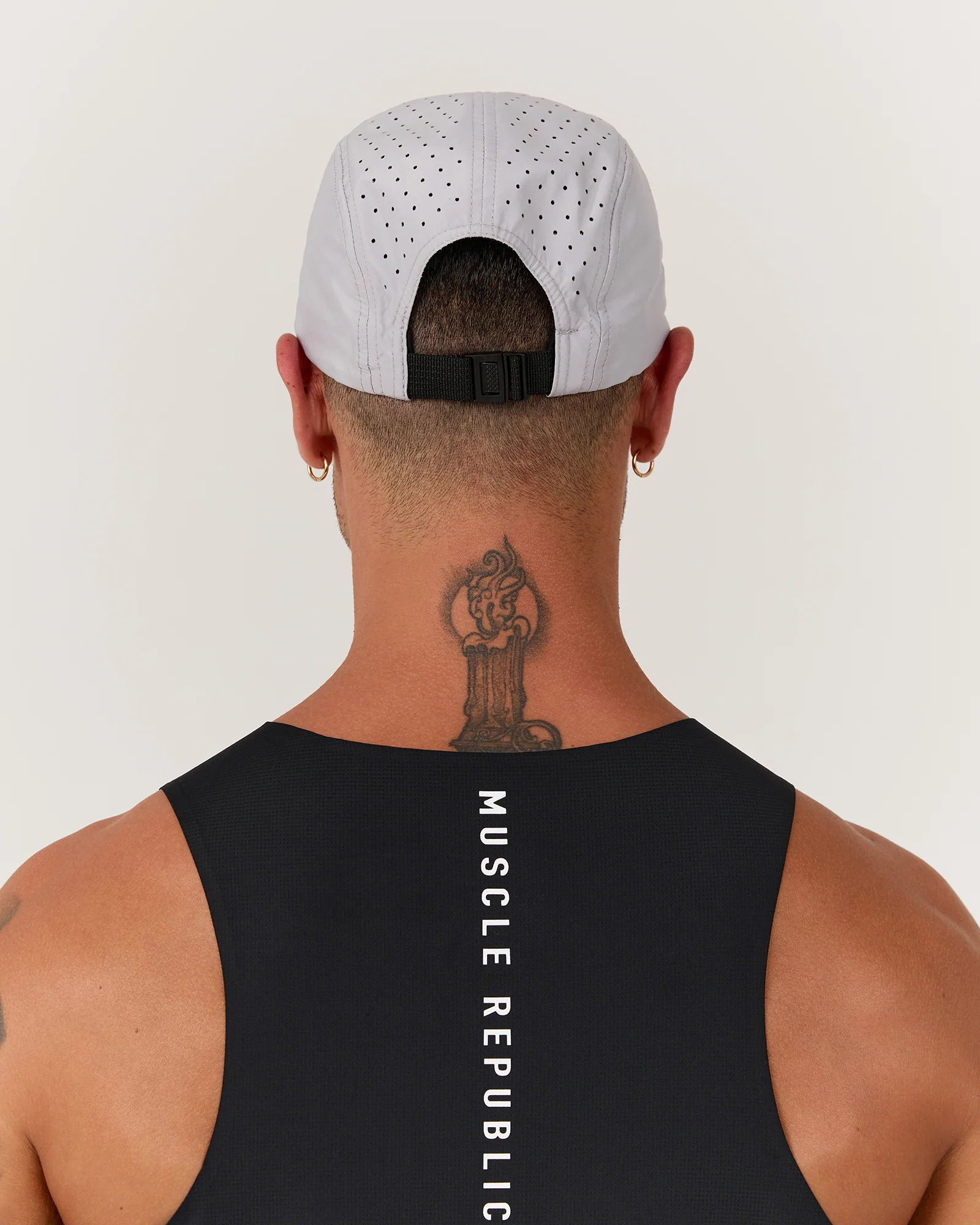MSCR LIGHTWEIGHT RUN CAP - LIGHT GREY - Image 5